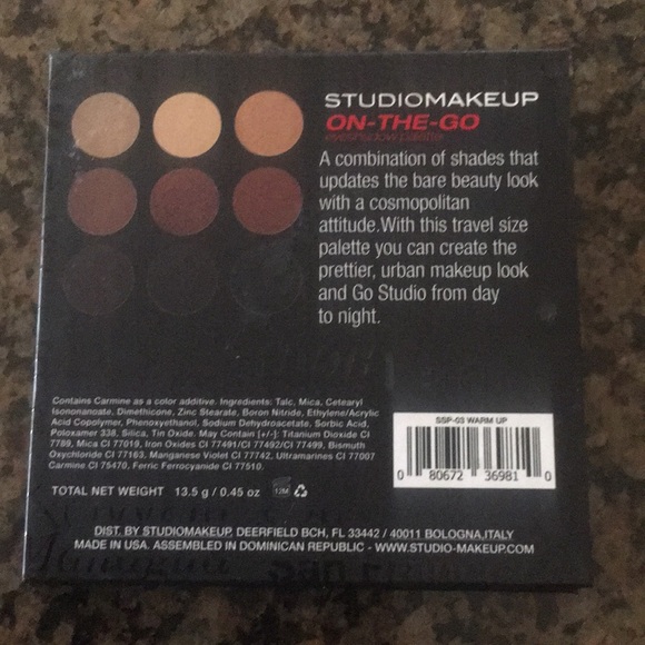 Studiomakeup on-the-go eyeshadow palette (NEW) - Picture 2 of 3